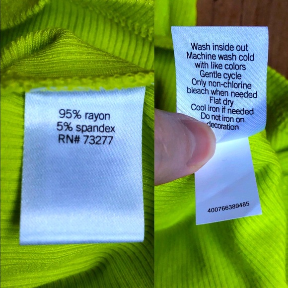 NEW APT9 Basic Shimmer Tank Tanktop Shirt Yellowish Green XS Women’s - Picture 5 of 14